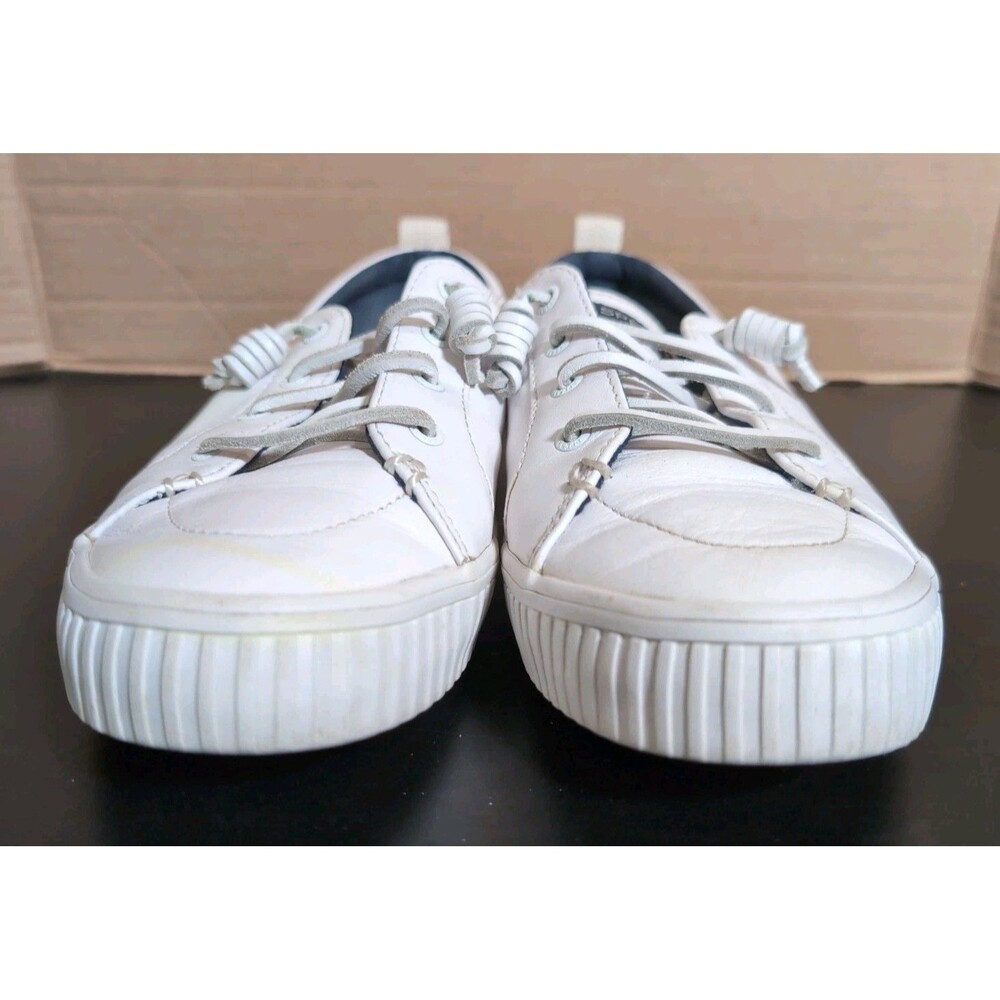 SPERRY CREST VIBE CASUAL LEATHER SHOES SNEAKERS WOMENS SIZE 9M  VGC - Picture 4 of 11